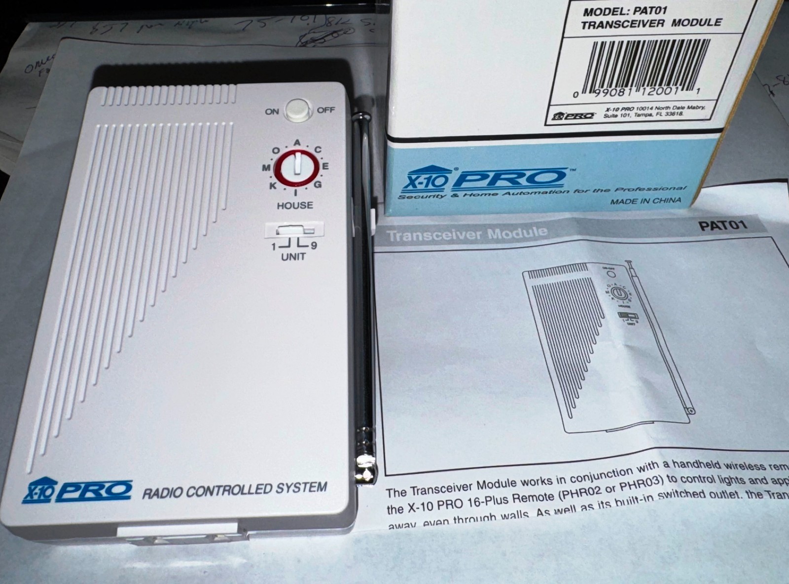 X10 PAT01 16 Channel Transceiver Module - New in Box - X10 PRO