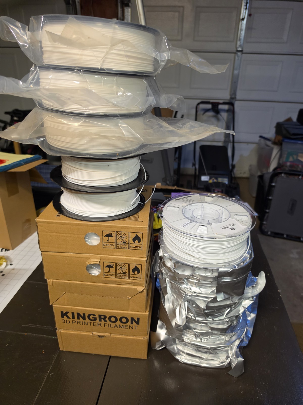 ABS Filament 1kg 1.75mm Low Odor Sealed Spool