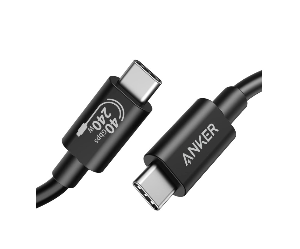 anker USB C Cable,40 Gbps USB 4 Data Cable,Compatible with Thunderbolt 4/3, 3.3'