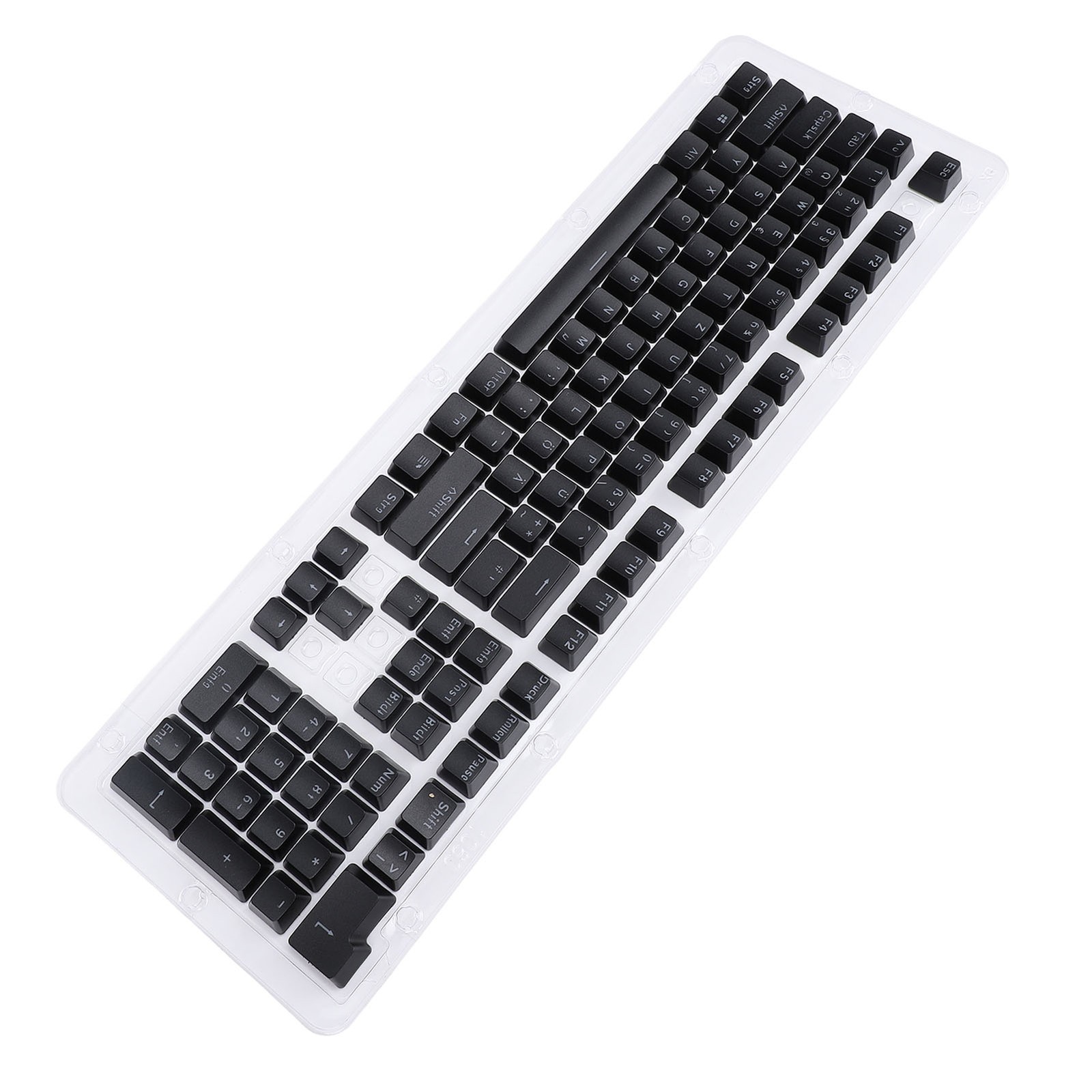 108 Key German Keyboard Keycaps Minimalist Mechanical Keyboard Translucent