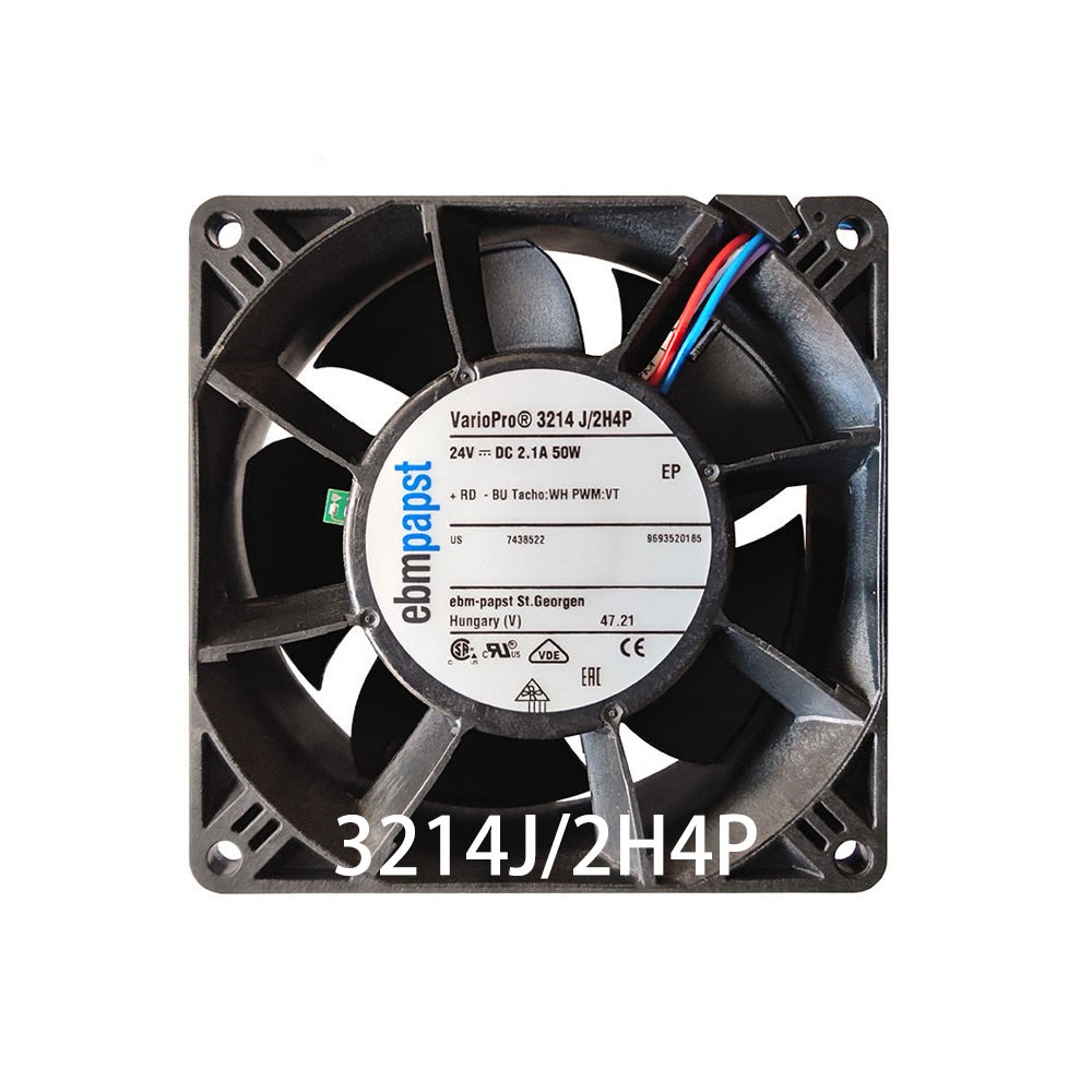 New sealed Ebmpaps Axial Cooling Fan 92*92*38mm 3214J/2H4P 24VDC 2.1A 50W