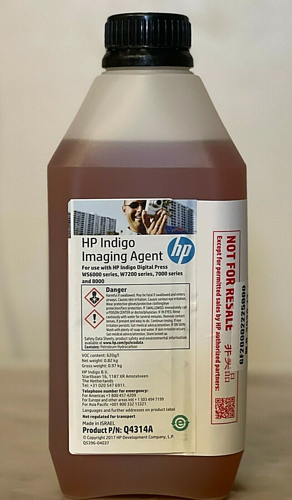 HP Indigo Imaging Agent Q4314A  Digital Presses WS6000,W7200,8000