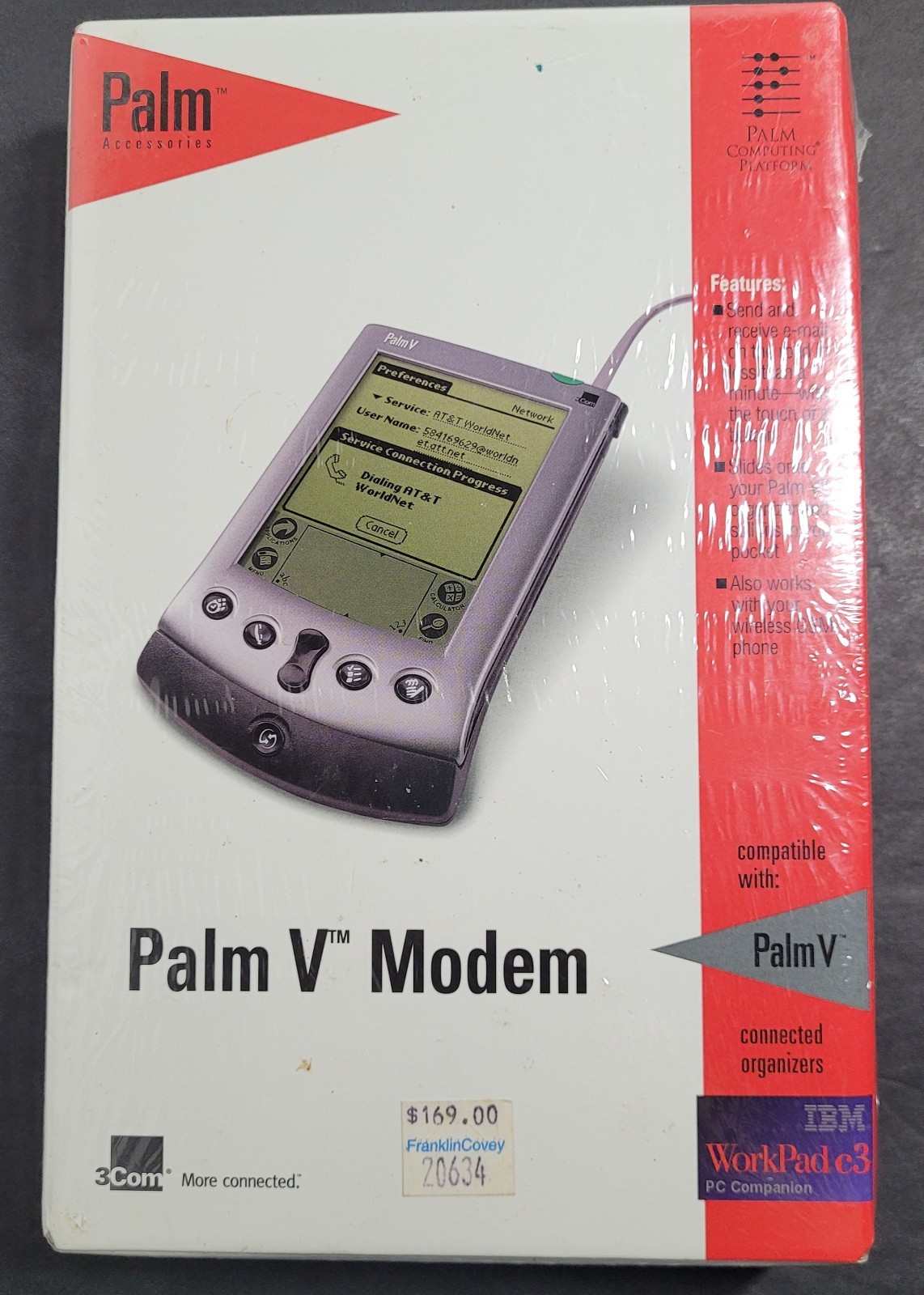 Palm Accessories Palm V Modem Vintage NOS In Box Gift
