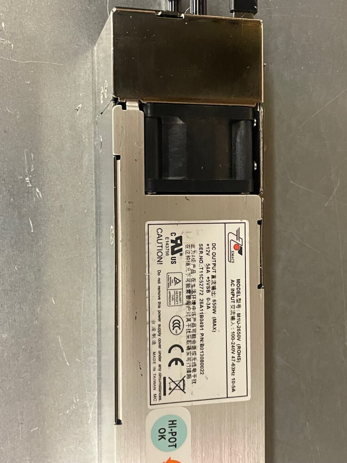 Cisco FP-PWR-AC-650W FirePOWER 8100 series 650W AC Power