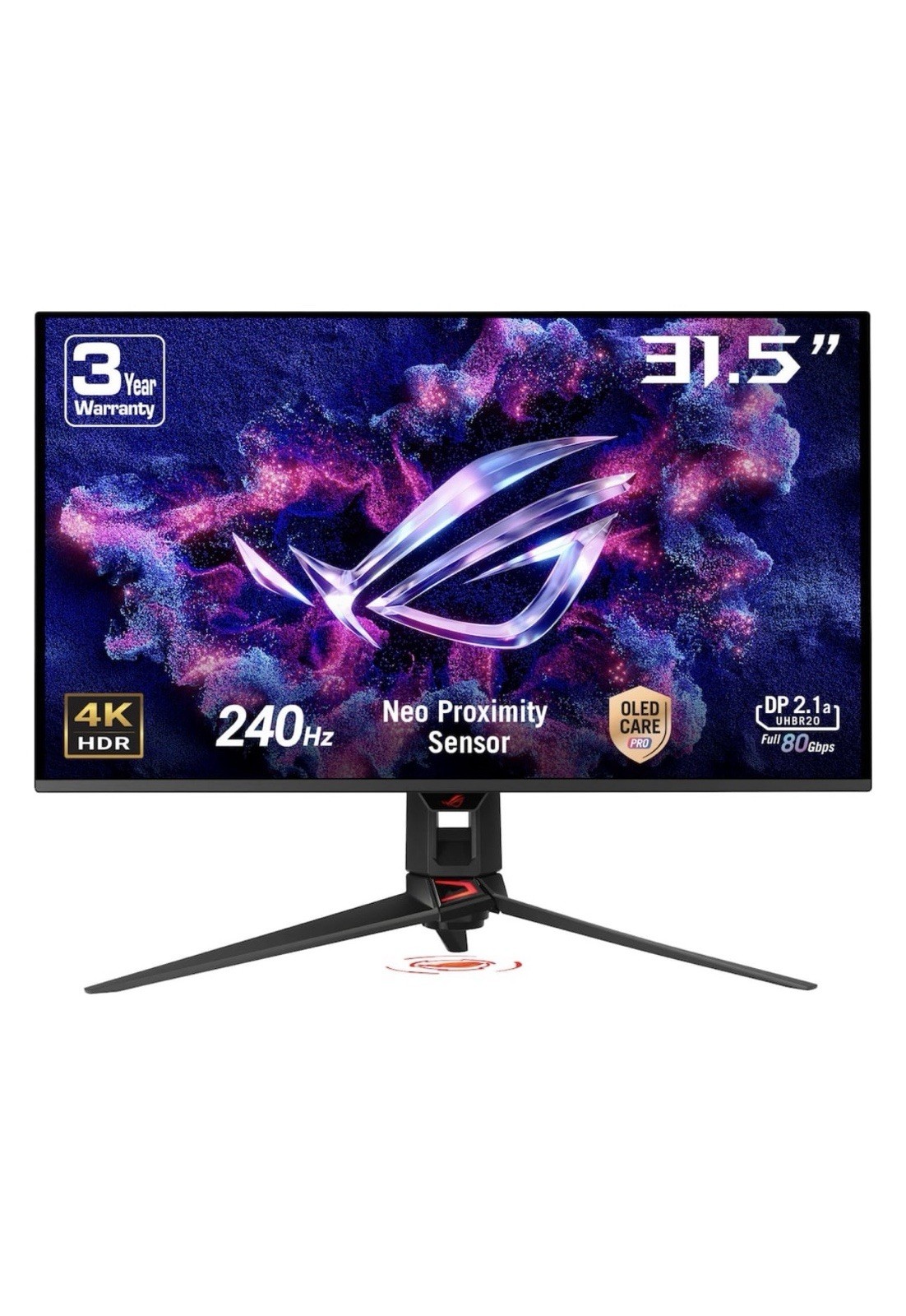 ASUS ROG Swift 32" 4K OLED Gaming Monitor 3840 x 2160 240Hz 0.03ms