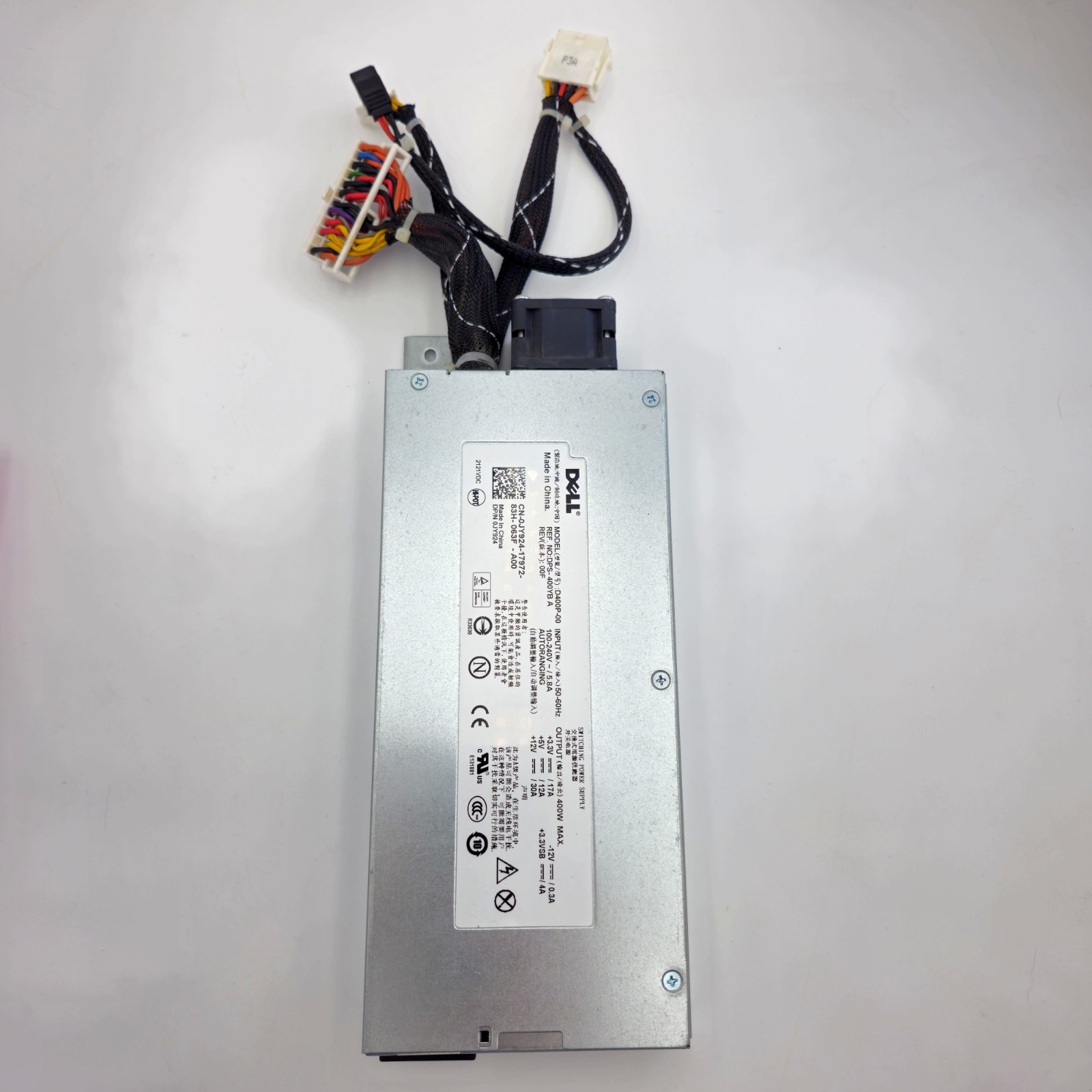 Dell D400P-00 PowerEdge R300 400W Power Supply 0JY924 - Lightly Used Spare