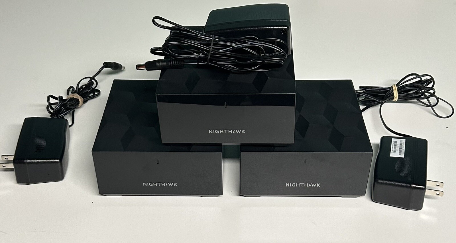 3x NETGEAR Nighthawk Wi-Fi 6 System 2-MS60 & 1-MR60 UNTESTED