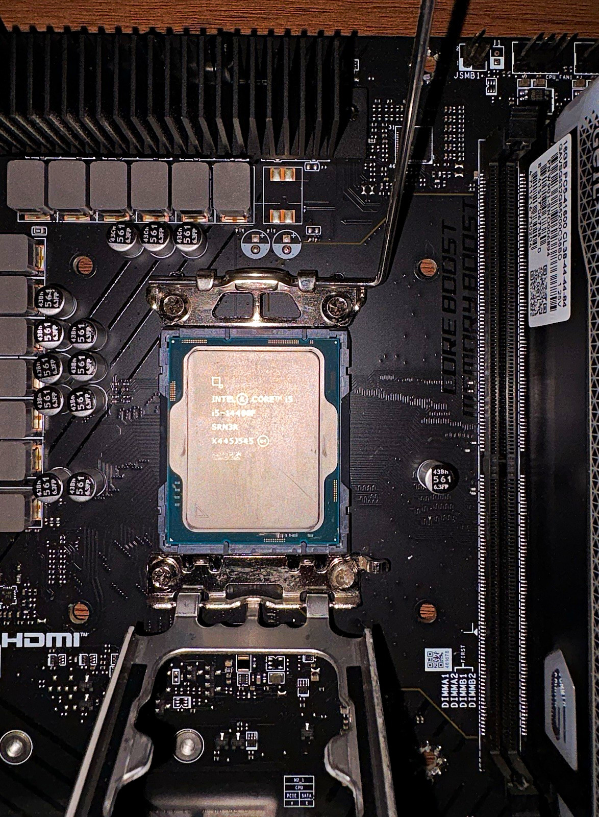 Intel Core i5-14400F 14th Gen CPU + MSI Pro B760-VC WiFi HS Bulk (DDR5 Ready)