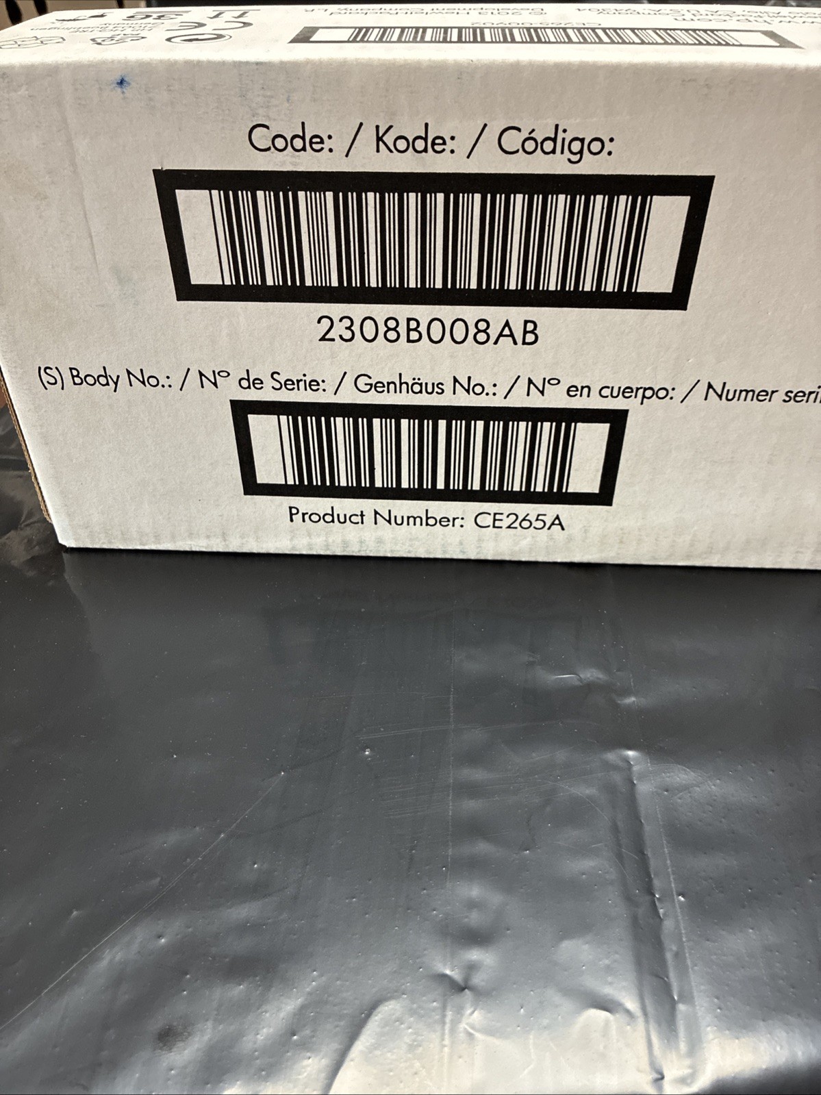 SEALED GENUINE HP CE265A COLOR LASERJET TONER COLLECTION UNIT. CP4020 CP4520