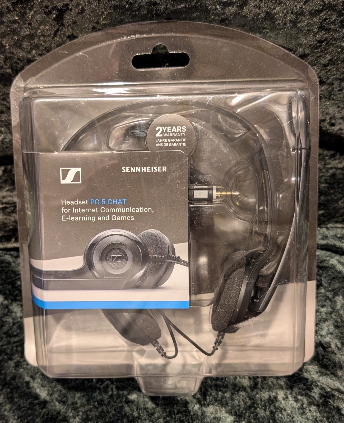 Sennheiser PC 5 Chat On-Ear 3.5mm Stereo Gaming Headset w/Boom Microphone - NEW