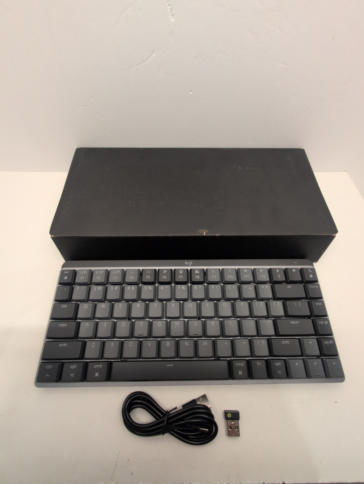 Logitech MX Mechanical Mini Wireless TKL Keyboard Tactile Quiet Switch W/ dongle