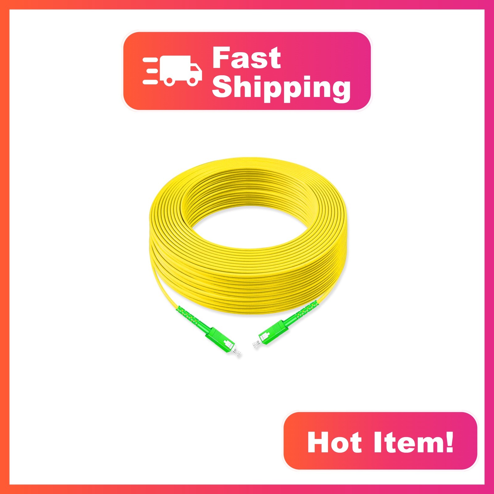 1Pcs 30 Meter SC APC to SC APC Fiber Cable