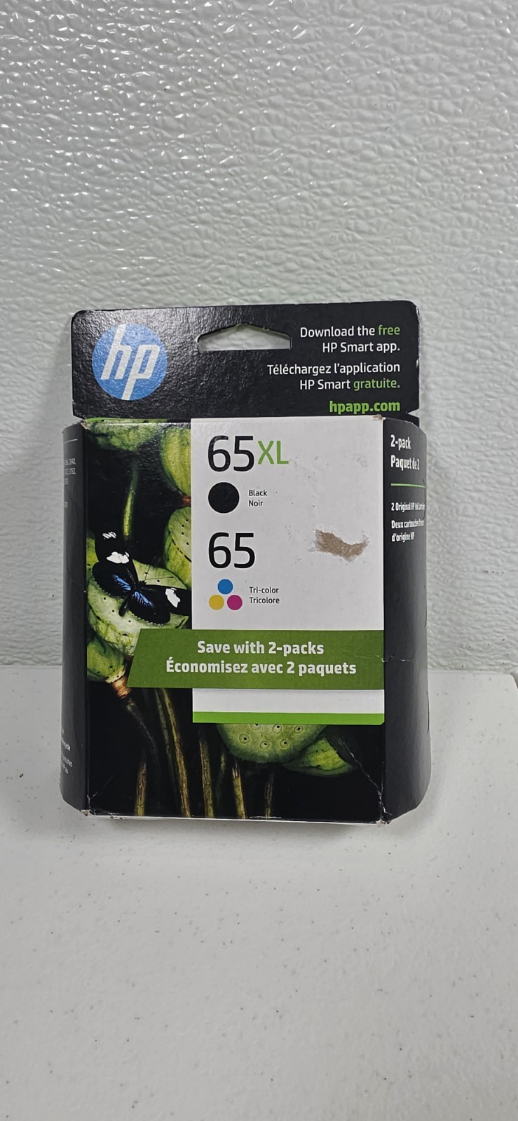 HP 65XL Black 65 Tri-Color Ink Cartridge 2-Pack Combo Genuine Sealed Exp 01/2025