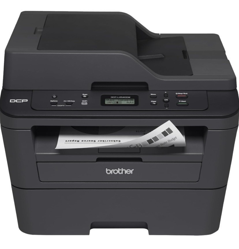 Brother DCP-L2540DW All-In-One Laser WiFi Black & White Printer Scanner Copier