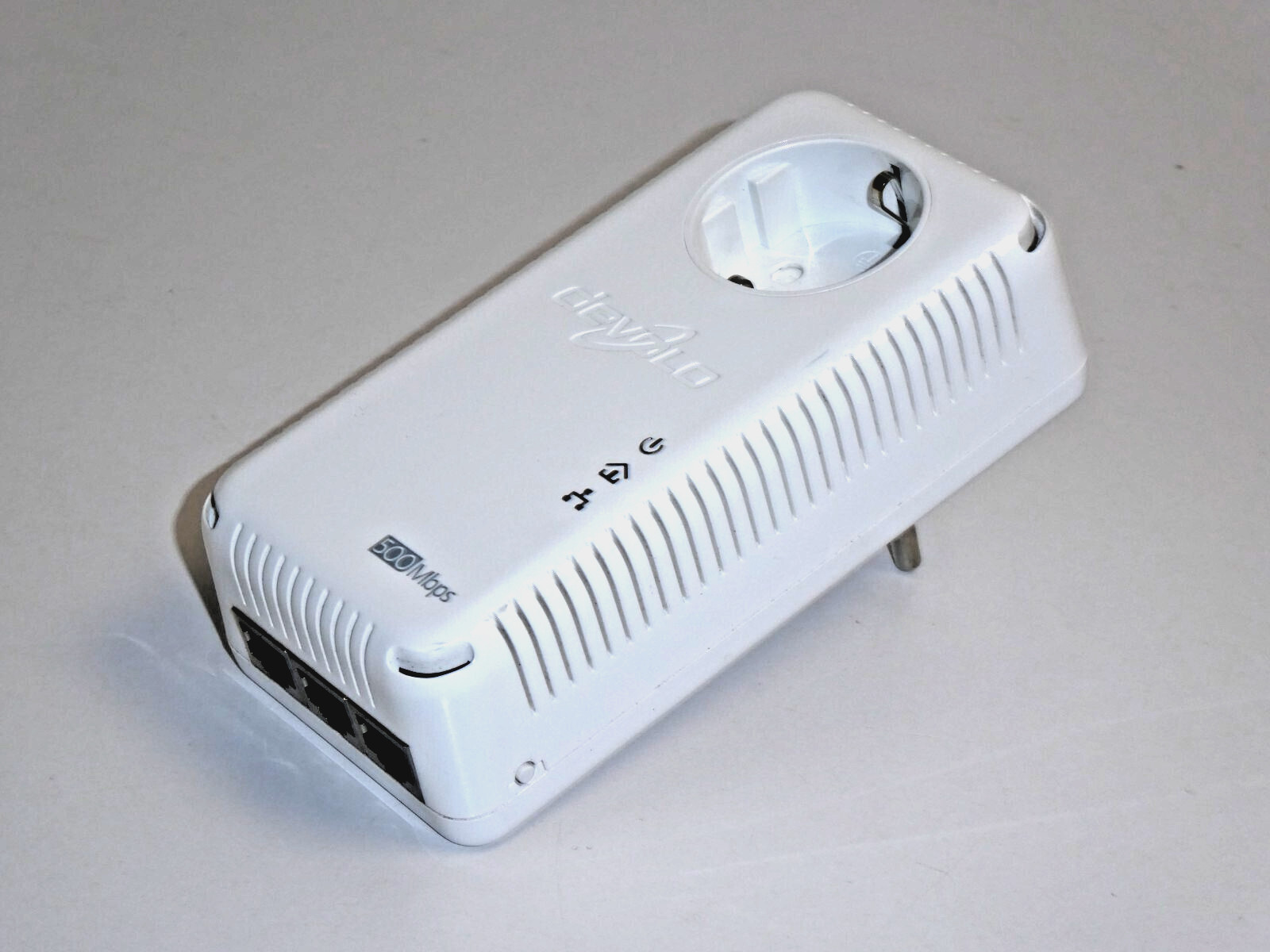 Devolo dLAN 500 AVtriple+ Powerline Adapter, 500 Mbps, 3-Port, 2-Year Warranty