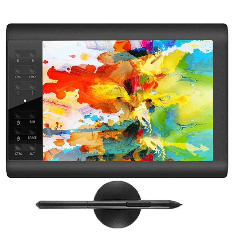 Professional Digital Graphic Drawing Tablet, Battery-free Pen, NEW