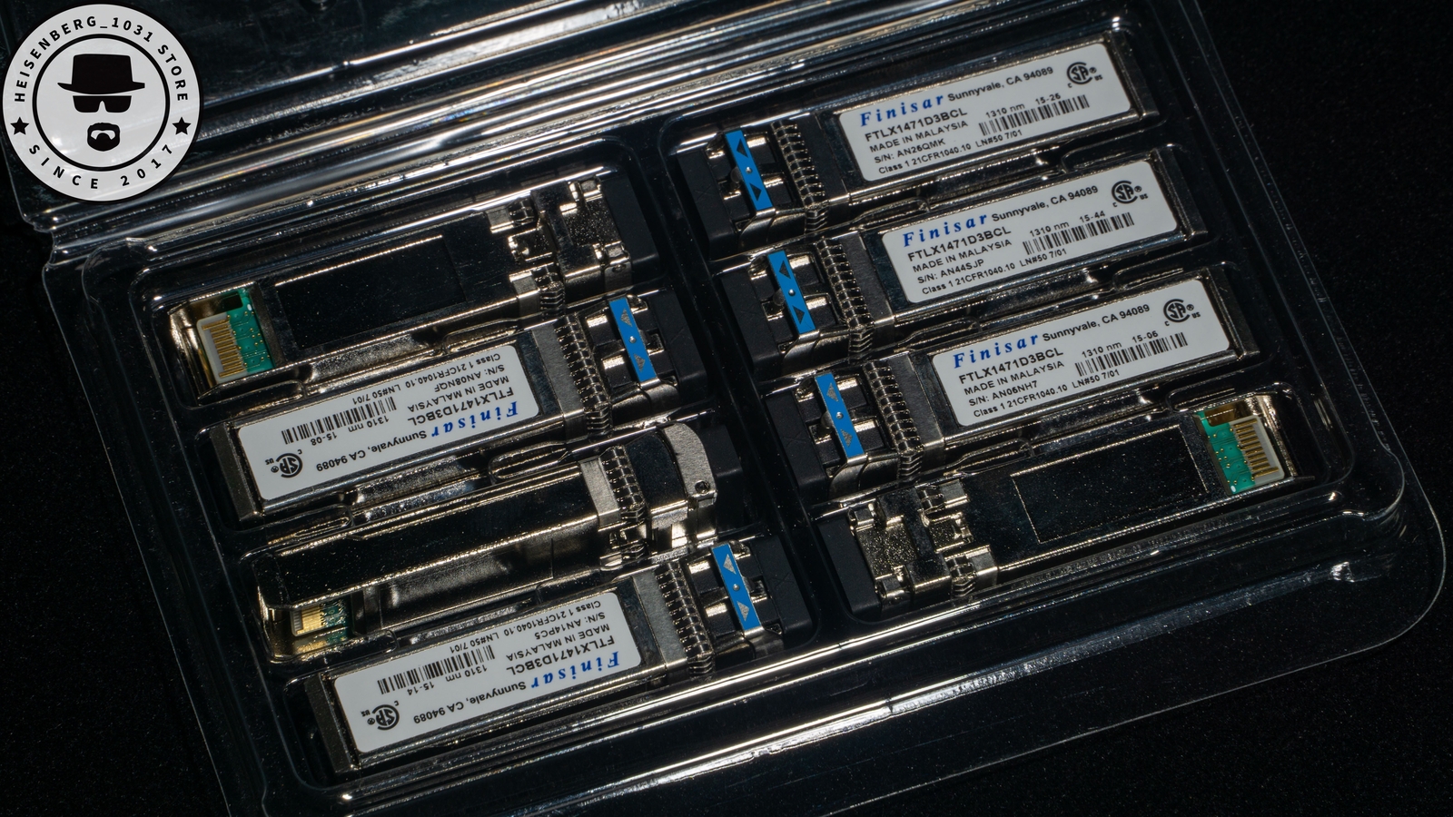 Finisar FTLX1471D3BCL 10Gbps Ethernet 1310nm LR SFP+ 10KM Optical Transceiver