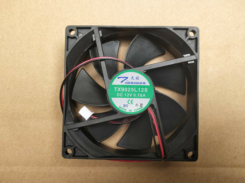1 PC  TX9025L12S DC 12V 0.16A 9CM 9025 2 Pin  Cooling Fan 