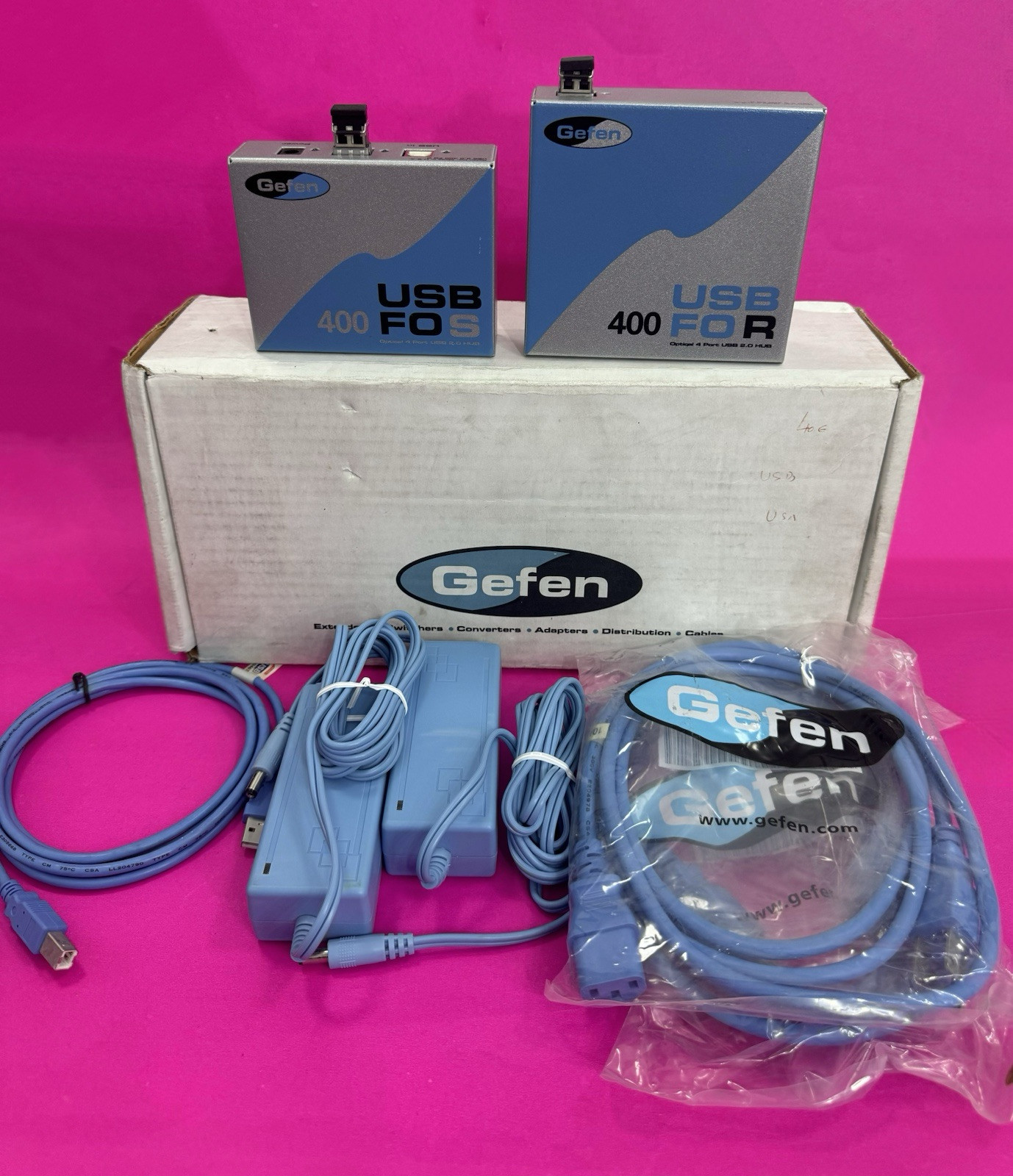 Gefen EXT-USB-400FO-CO NEW OPEN BOX #A