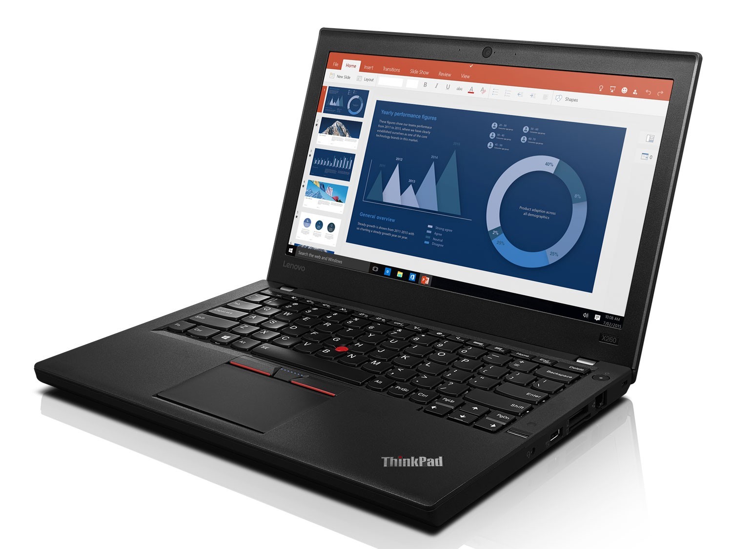 Grade A Lenovo ThinkPad X260 12.5" Business Laptop i5-6300U 4GB RAM 256GB SSD