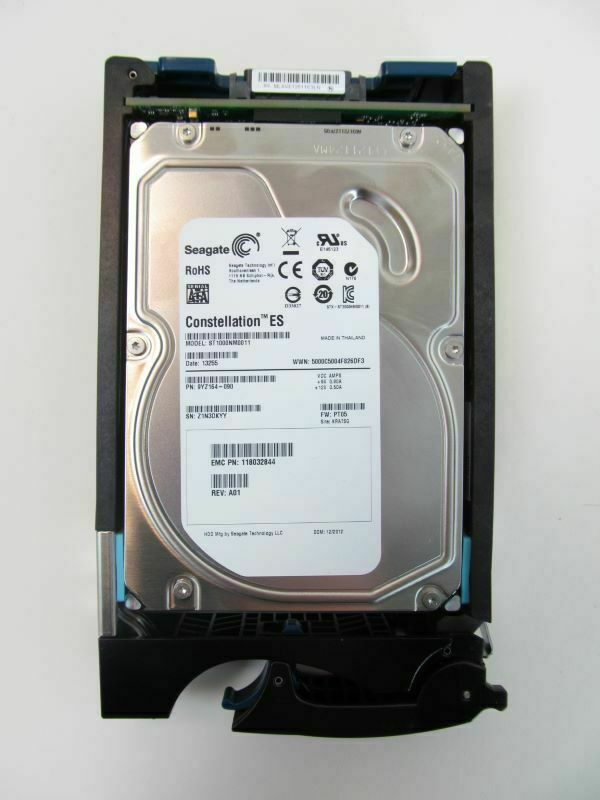 EMC 118032844 1TB 3.5" 7200 RPM SATA II Hard Disk Drive fiber channel FB caddy