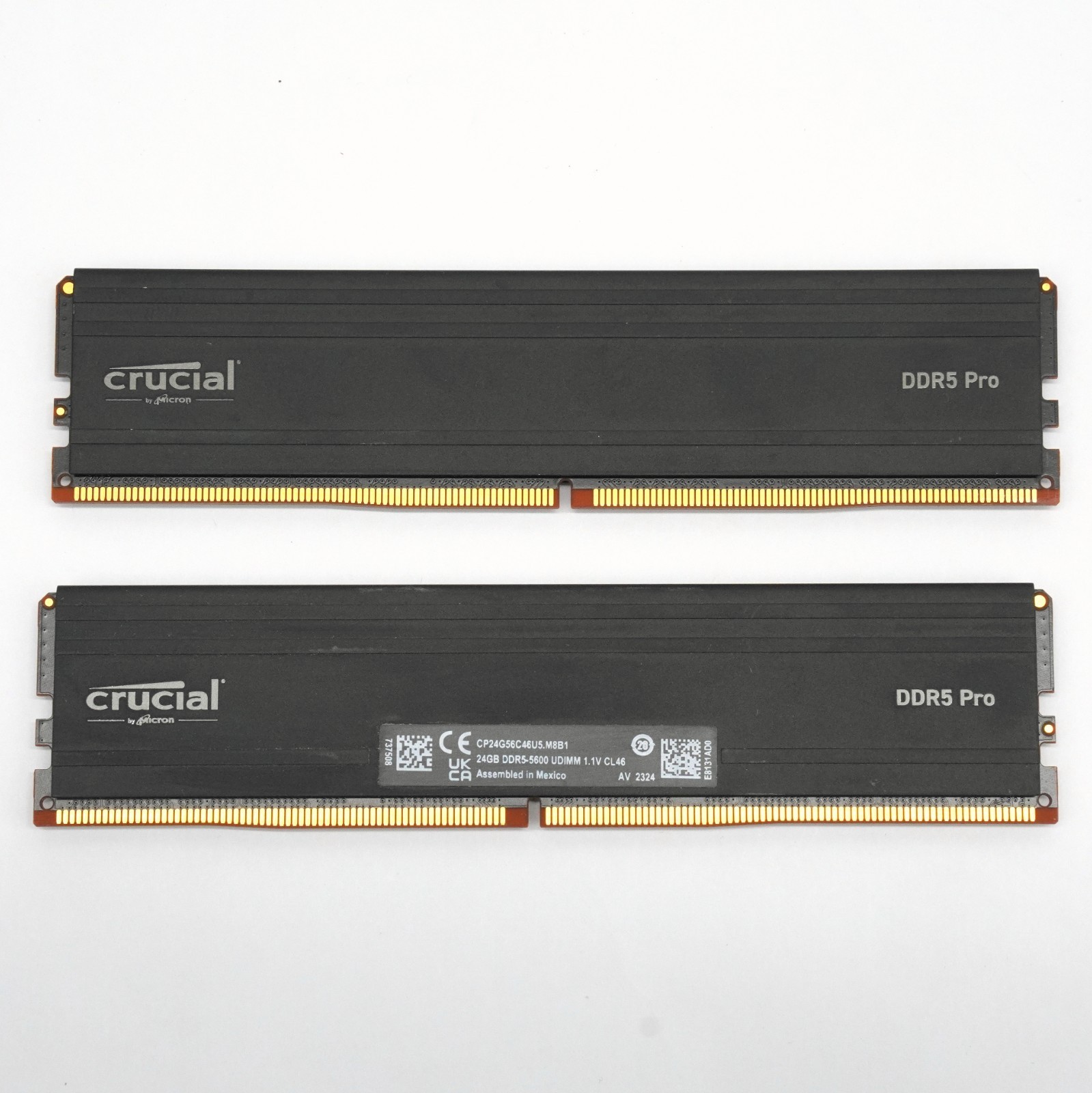 Crucial DDR5 Pro 48GB (2X24) RAM DDR5 5600MHz CP24G56C46U5.M8B1 CL46 288 Pin