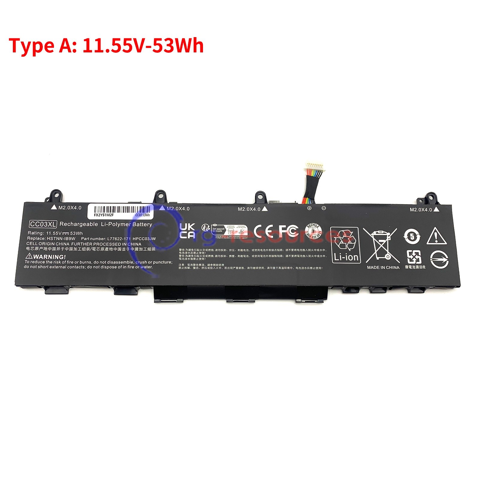 53Wh/56Wh CC03XL Battery for HP ZBook Firefly 14 15 G7 L77622-2C1 L77608-421