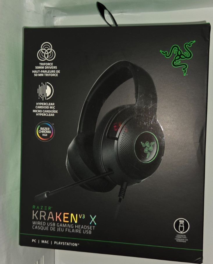 Razer Kraken V3 X Wired USB Gaming Headset