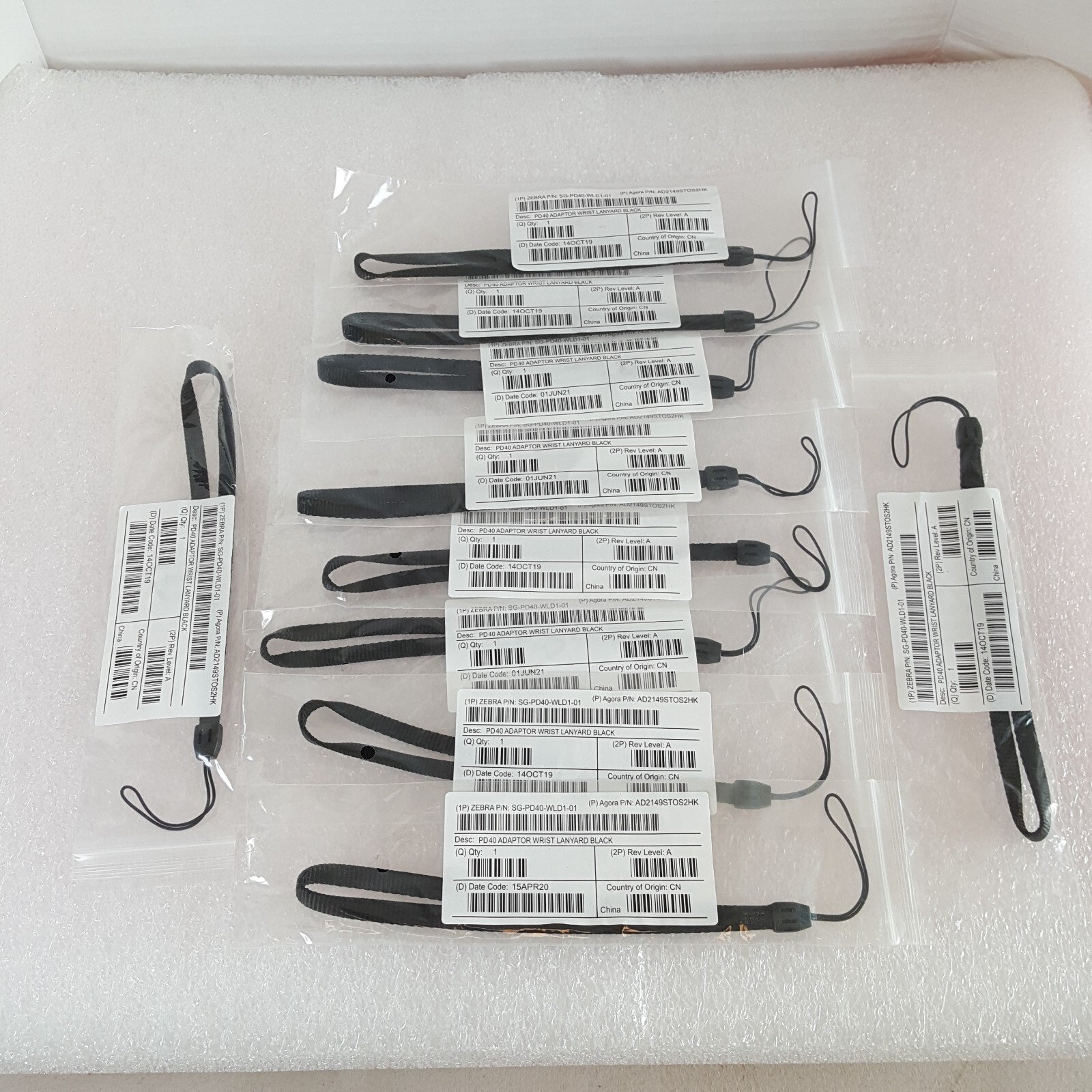 10 X Zebra TC51, TC56 PD40 Adapter Wrist Strap for Trigger Handle SG-PD40-WLD1-0