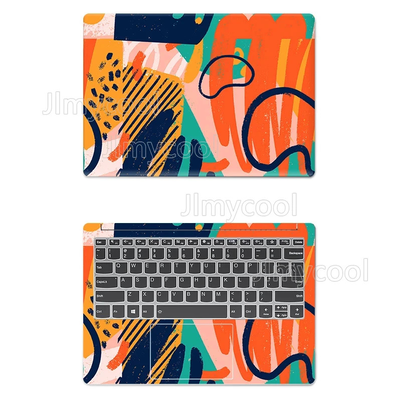  2PCS Universal Marble Laptop Cover Stickers Skins Vinyl Skin