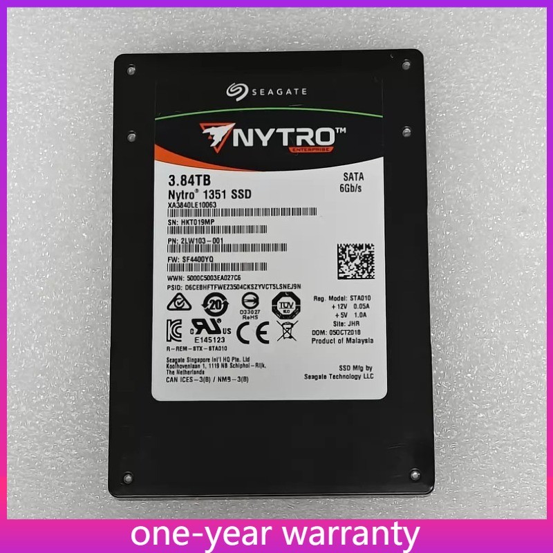 1PCS XA3840LE10063 Seagate Nytro 1351 3.84TB SATA 6Gb/s 2.5" Internal SSD Used