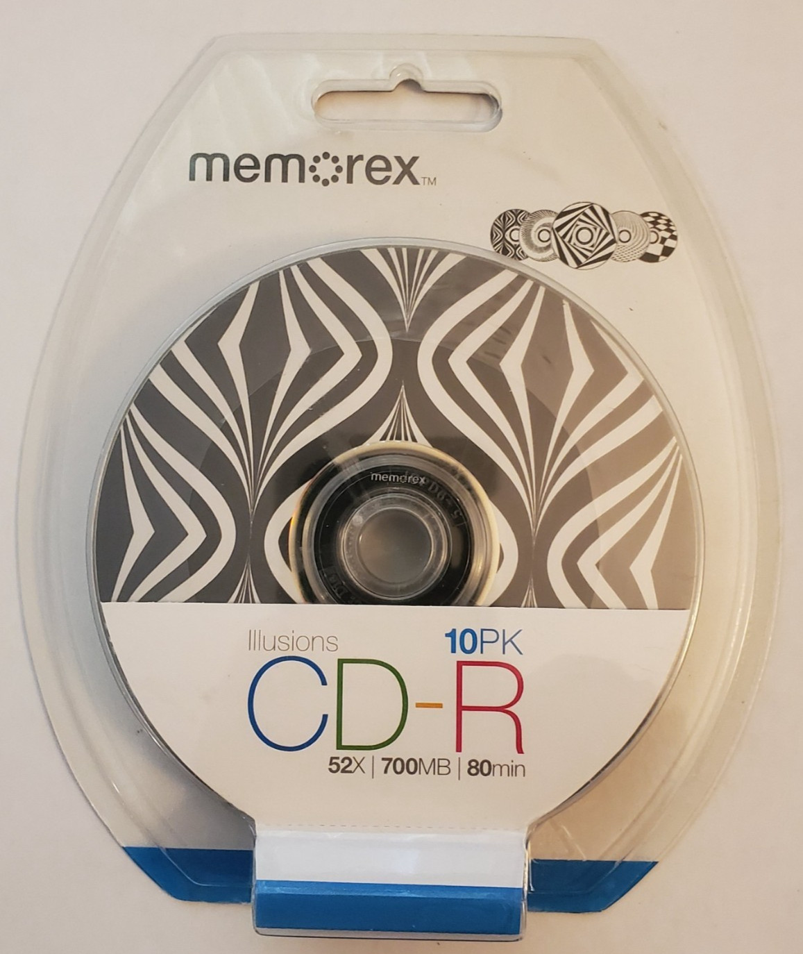 MEMOREX, CD-R, 10PK, Illusions, New Sealed