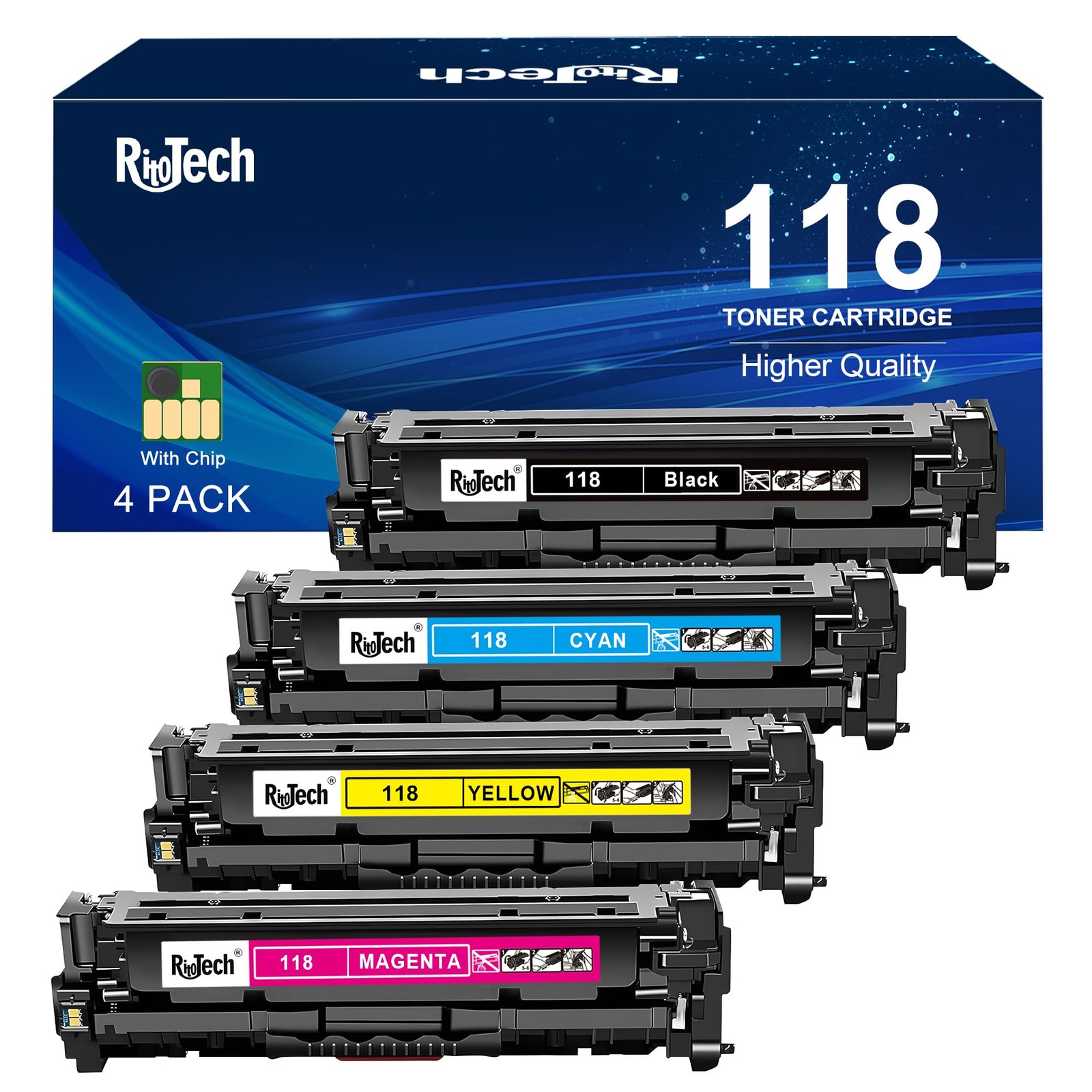 118 Toner Cartridge Set for Canon CRG118 MF8350Cdn MF8580Cdw