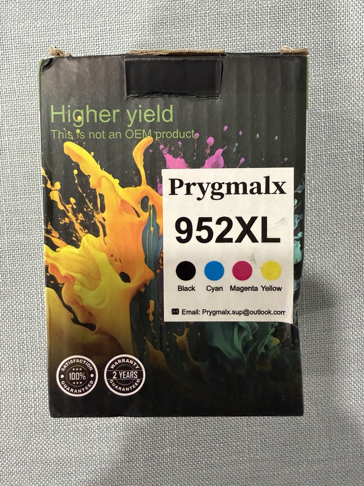 952XL Ink Cartridges Compatible HP 4 Pack Black Cyan Magenta Yellow New Sealed