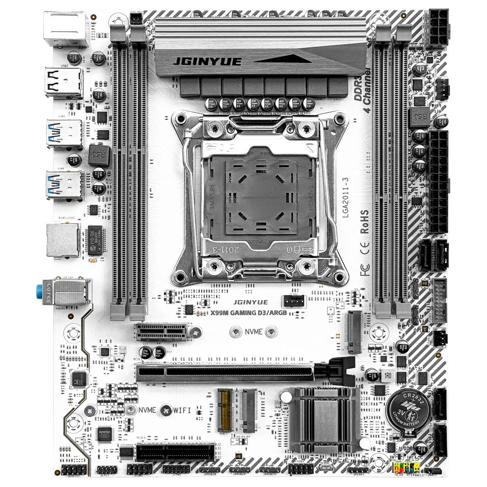 X99M GAMING D3/ARGB Motherboard lntel LGA211-3, 4xDDR3 128GB, M-ATX,5xRGB 5v3pin