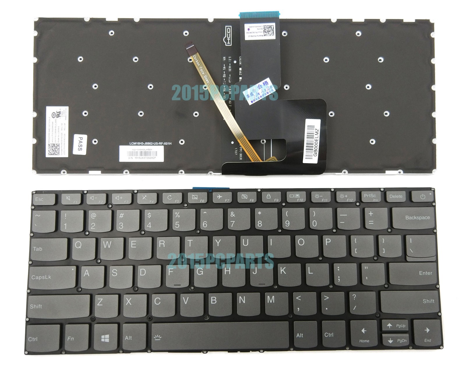 New Lenovo V14-ADA V14-ARE V14-IGL V14-IIL V14-IKB V14-IWL Keyboard Backlit US
