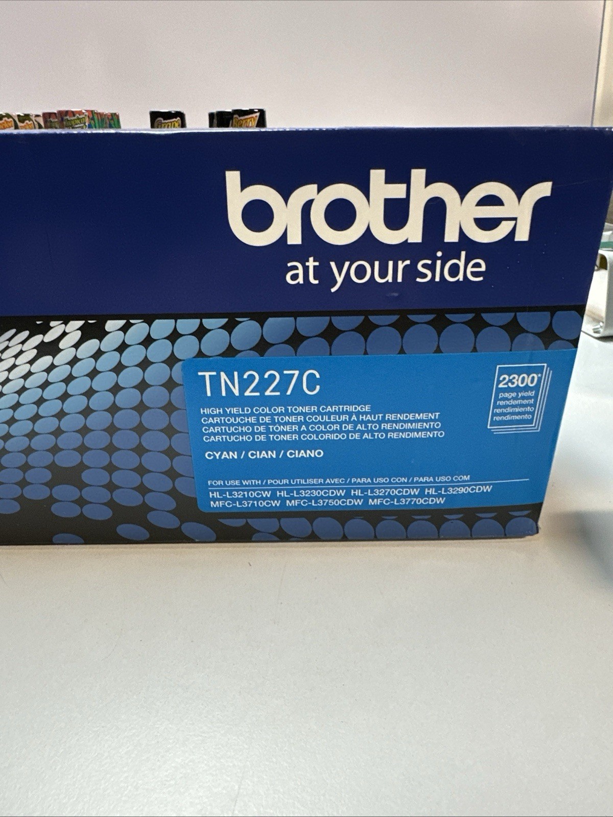 Brother Genuine TN227C High Yield Cyan  HL-L3210CW HL-L3230CDW - NEW SEALED BOX