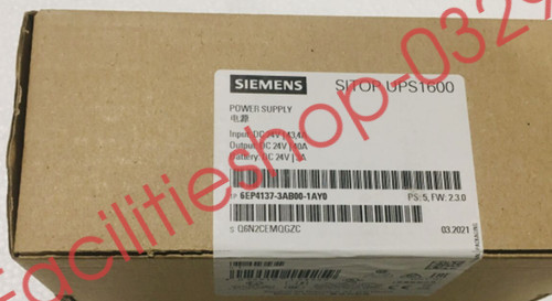 NEW Siemens 6EP4137-3AB00-1AY0 SITOP UPS1600 Power Supply DHL/FedEx
