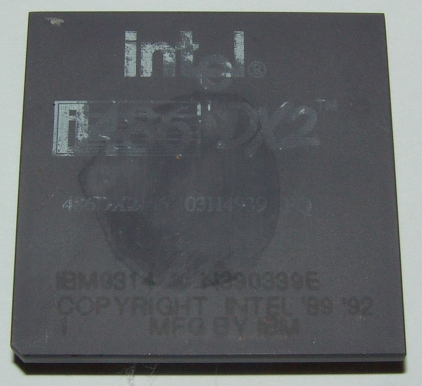 Intel 486 DX2-66 SX750 manufactured by IBM 9314 66Mhz Ultra Rare CPU