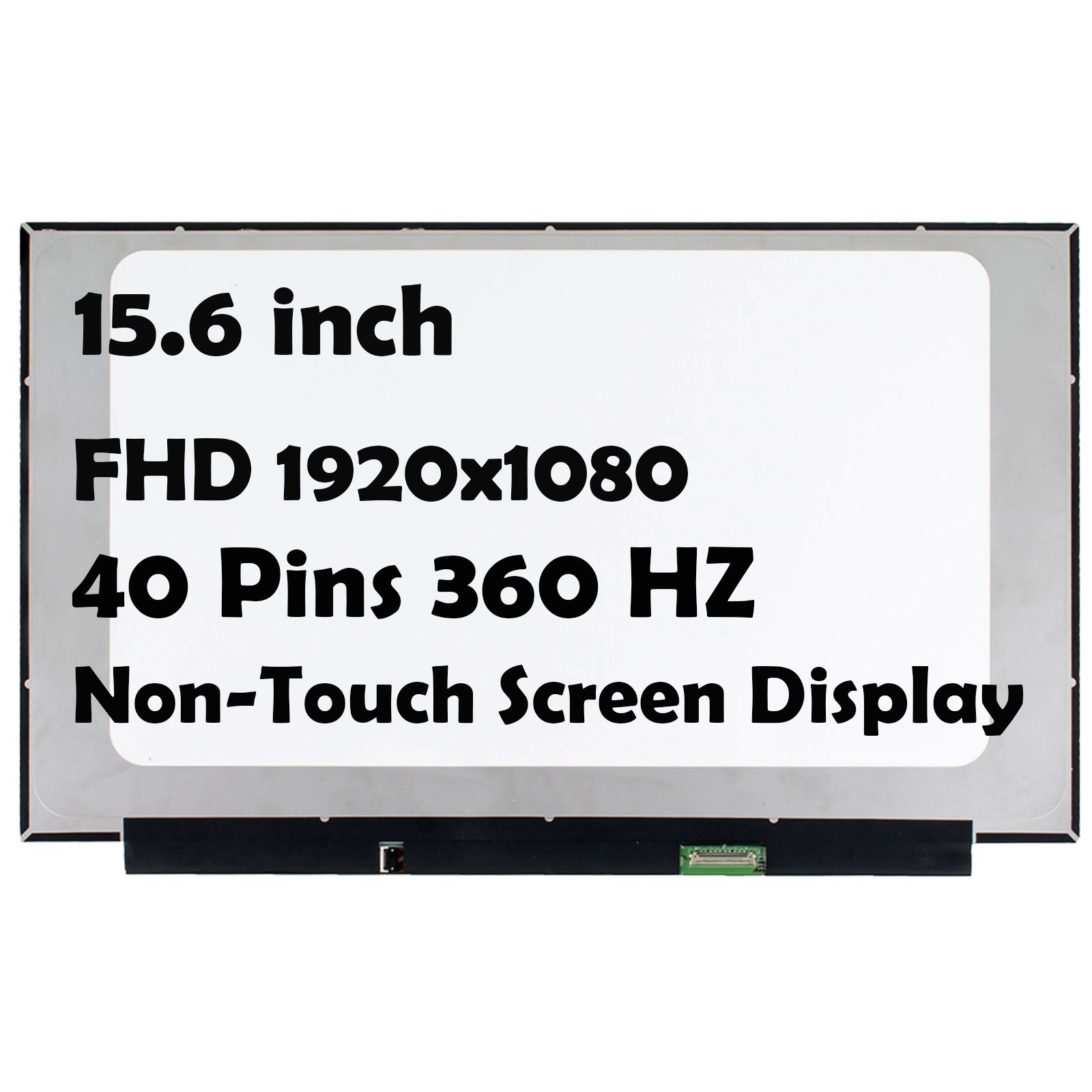 15.6" TL156VDXP02 1920x1080 40Pins 360 HZ LCD Non-Touch Screen Display Panel