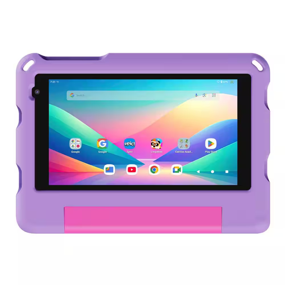 7 In. A7 Educational Kids Tablet with Epic and Lingokids 32GB with Parental Cont