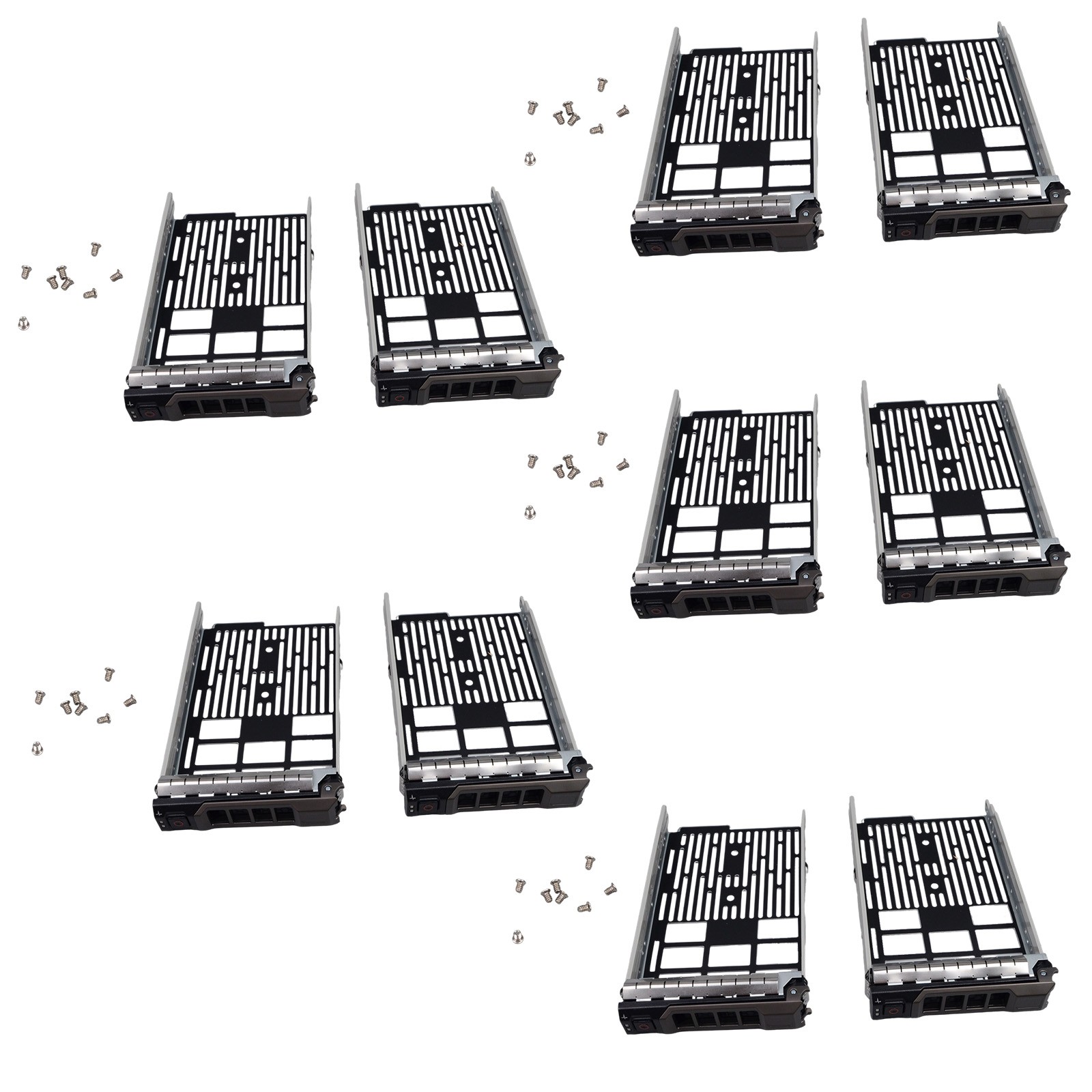 10X KG1CH 3.5in SAS SATA Hot Swap Drive Tray For Dell PowerEdge R720xd T710