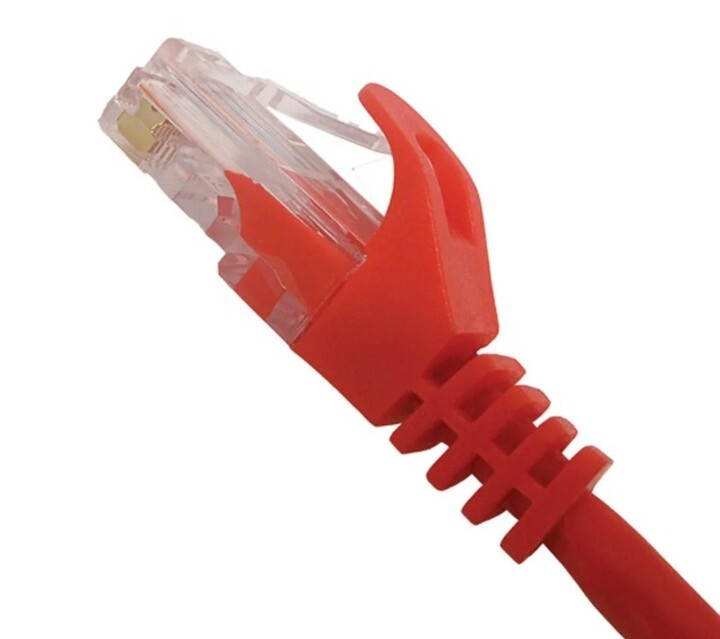 Vertical Cable 094-846/10RD 10ft 24AWG Cat6 Patch Cable, Red