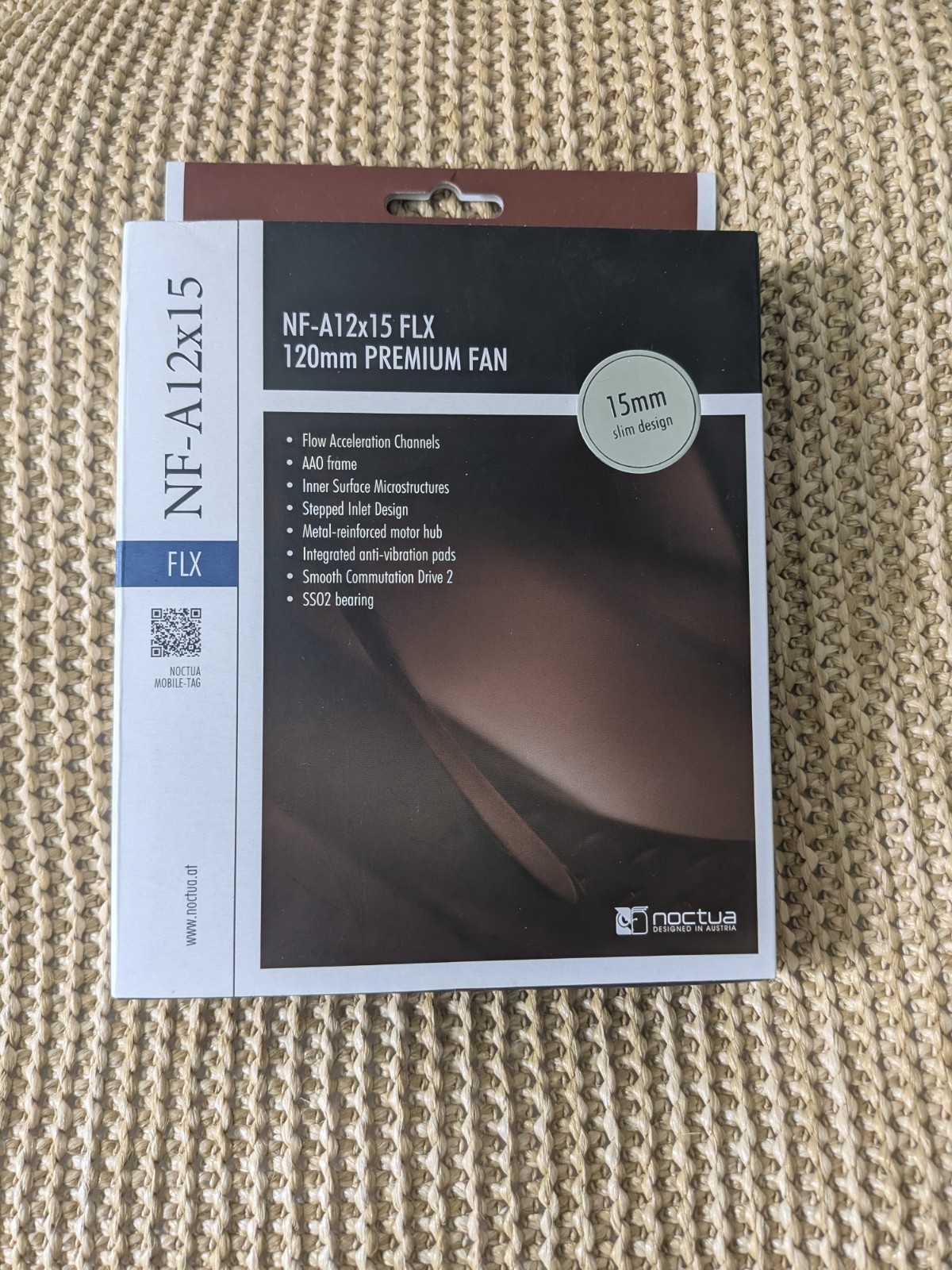 Noctua NF-A12x15 FLX 120mm Premium Slim Cooling Fan