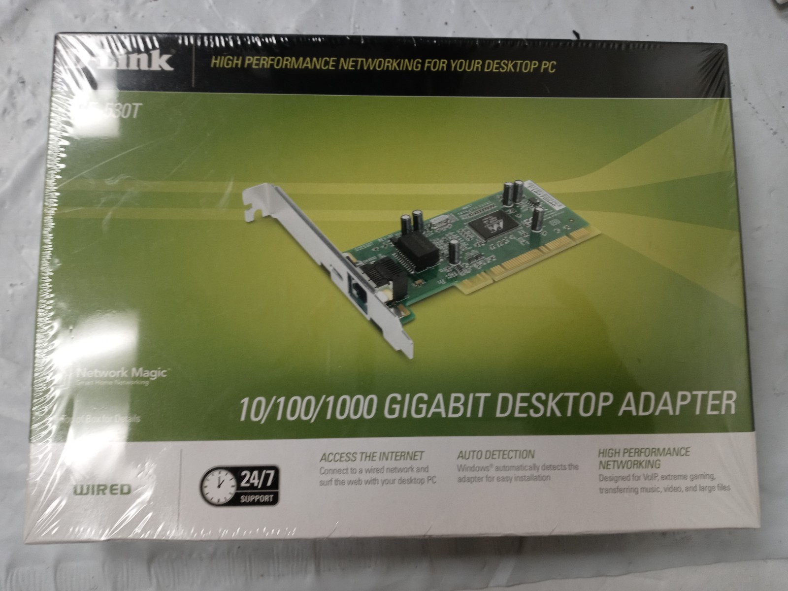 D-Link DGE-530T 10/100/1000 Desktop PCI Adapters - NEW