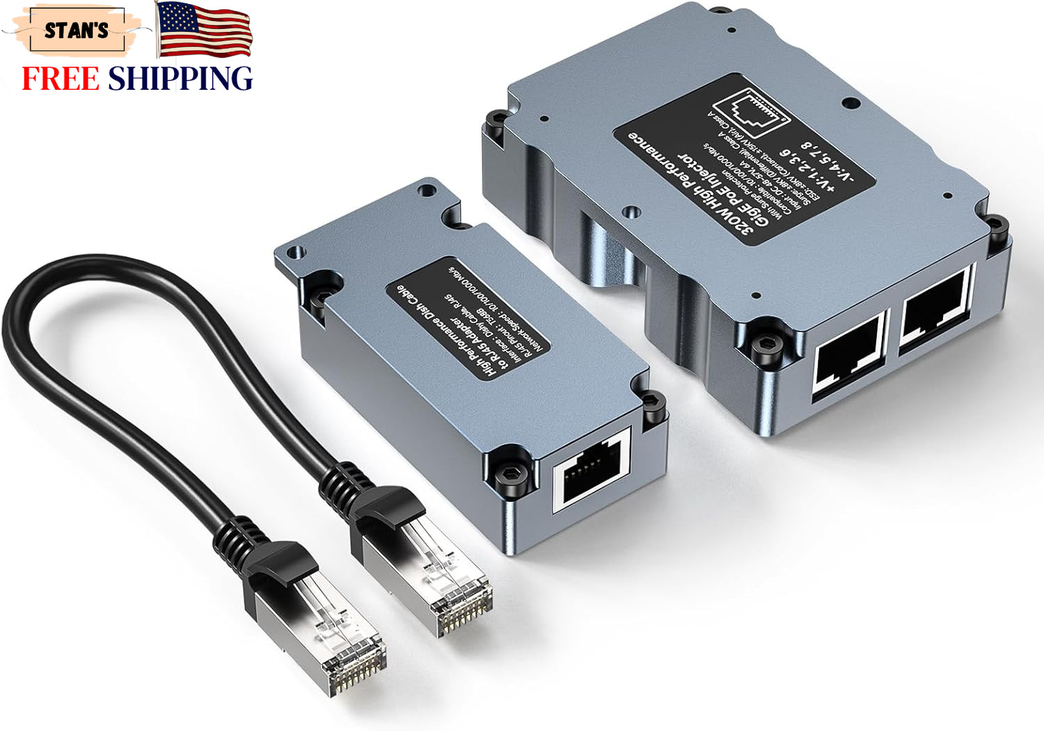 Starlink 320W GigE Passive PoE Injector with Surge Protection & ESD + Starlink