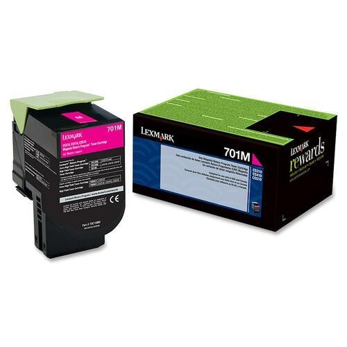 Lexmark Unison 701M Original Standard Yield Laser Toner Cartridge 70C10M0