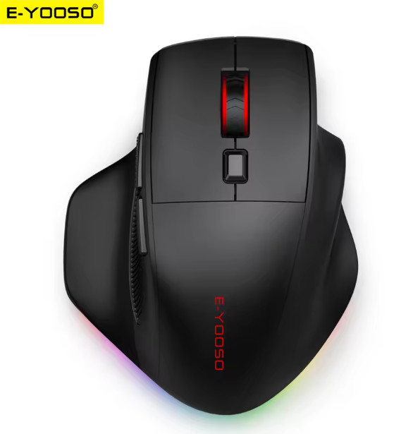 E-Yooso Xuangui X-54 Tri-Mode RGB Gaming Mouse – Wired & Wireless (2.4G RF + BT)