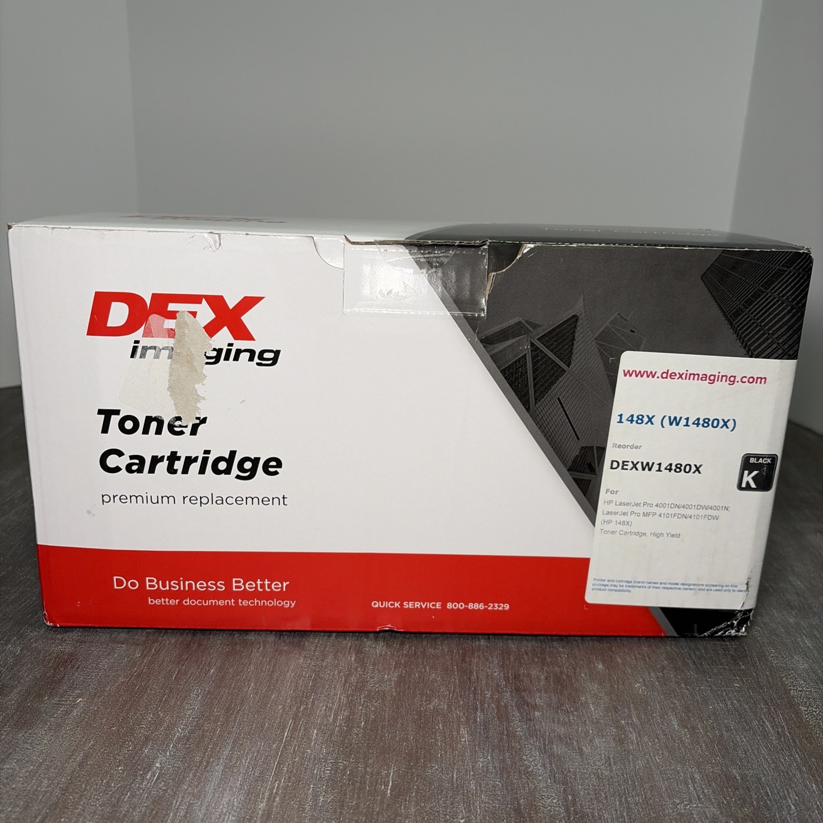 Dex Imaging Toner Cartridge HP 148X DEX1480X Black HP Laser Jet Pro 4001 Sealed