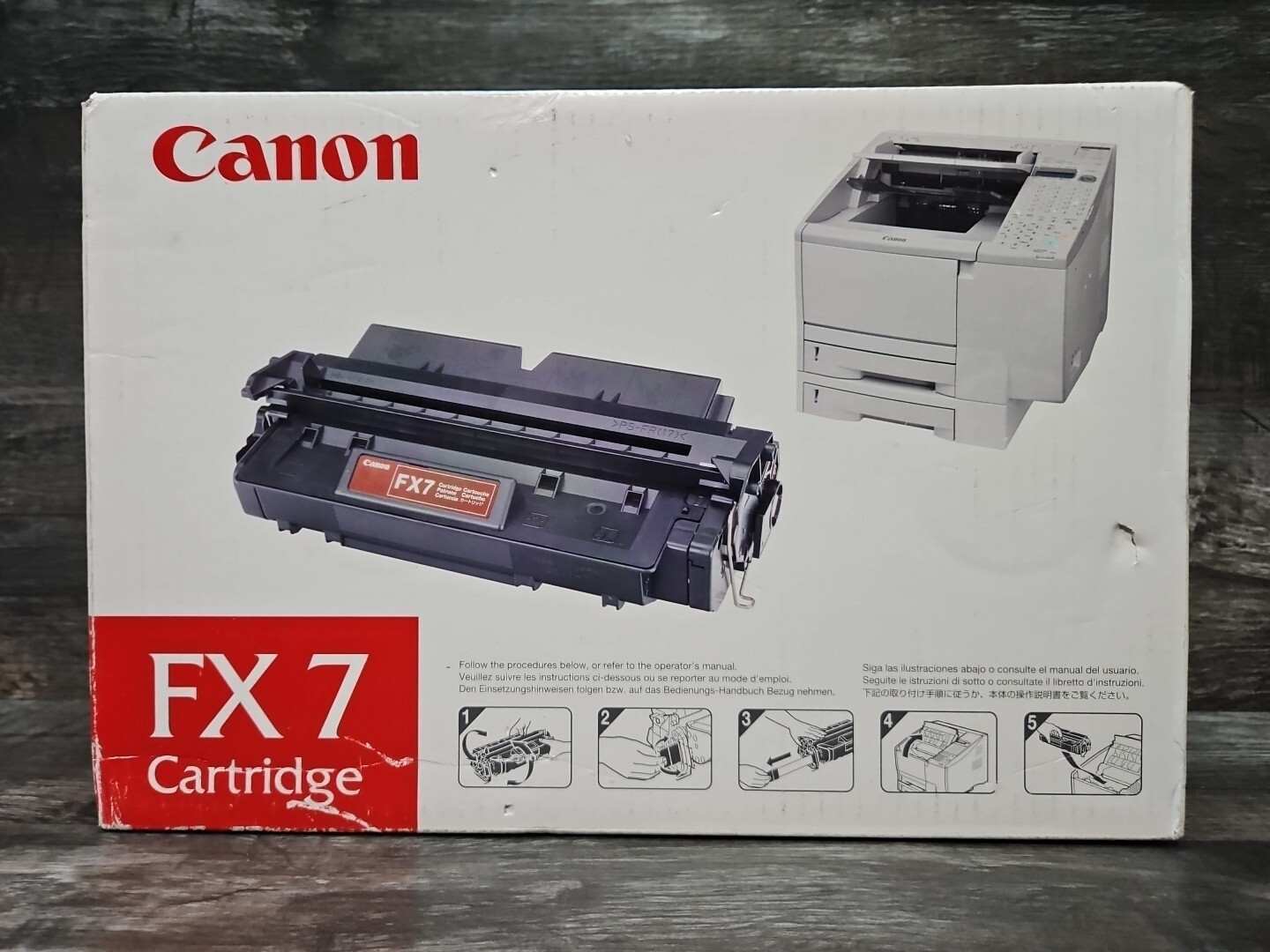Canon FX 7 Toner Catridge 7621A001 [AA] OEM FX7 FX-7 **FACTORY SEALED-EXPIRED**